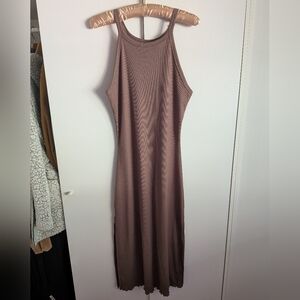 O'Neill Mauve Ribbed Maxi Dress